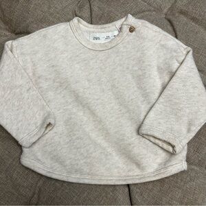 Zara cream long sleeve